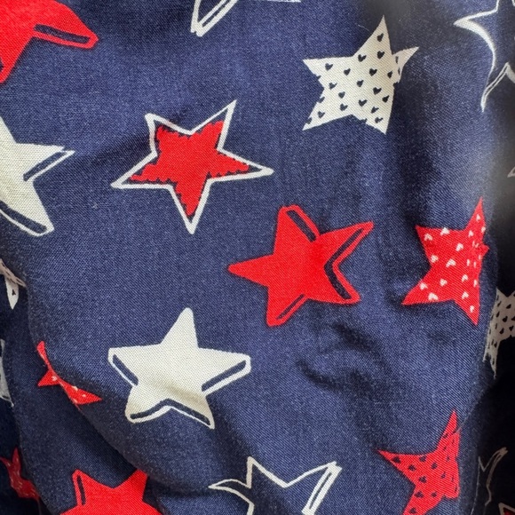 Epic Threads 4T Girls Blue and Red Star 4th of July Patriotic Camisole Blouse - Picture 4 of 6